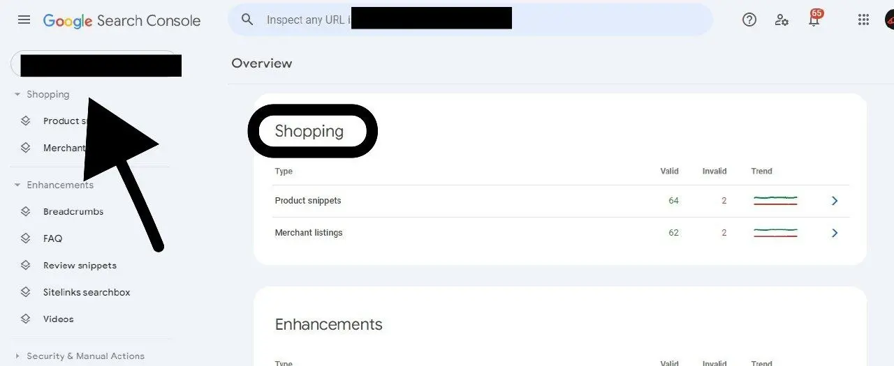 بخش shopping