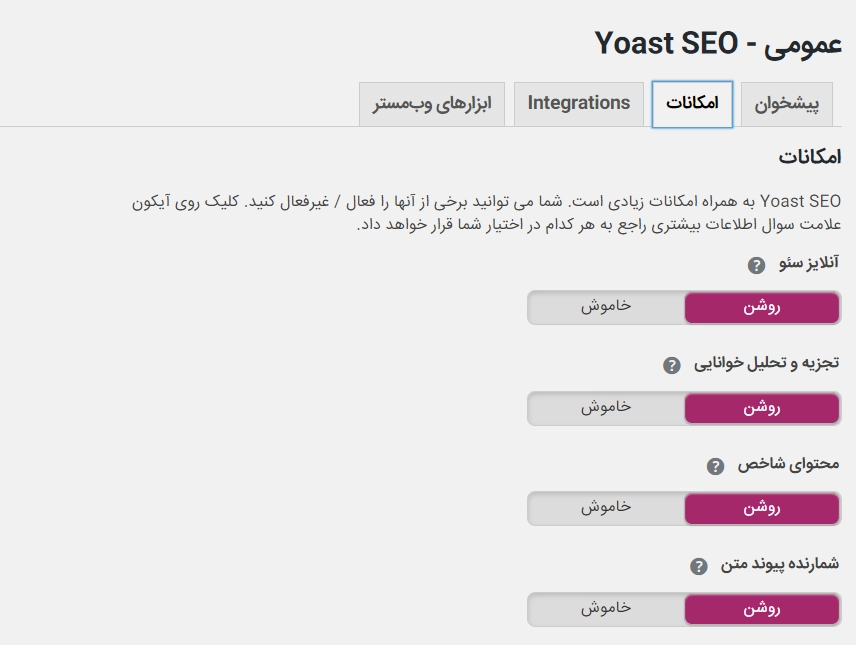 بررسی رابط کاربری و تجربه کاربری افزونه یوست سئو